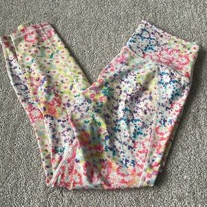 Fabletics Floral Multicolor Leggings